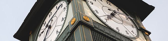 Close Up of Clock Tower