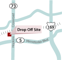Animated Map of Drop Off Site