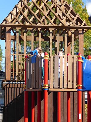 Cottageville Park Kids Playing in Playground